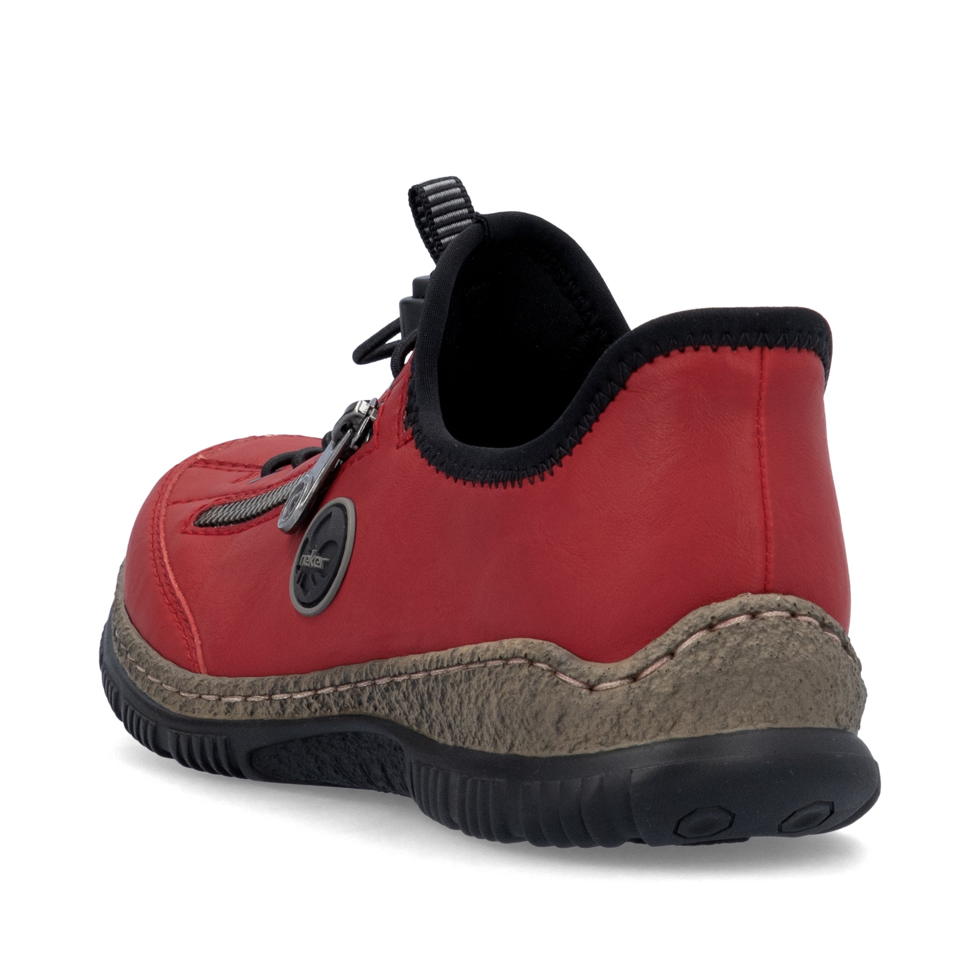 Red Elasticated Shoes for Women | Rieker N3267-33