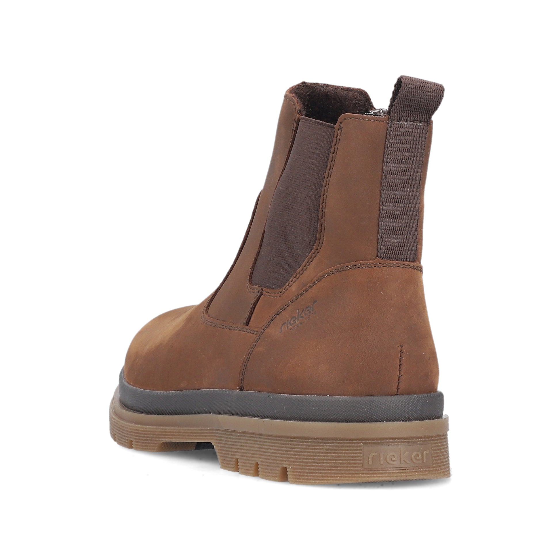 Brown Zip Boots for Men | Rieker F7051-23