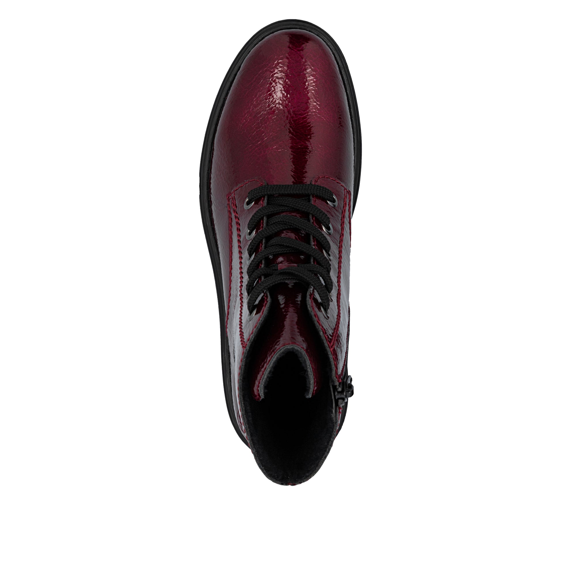 Red Zip Boots for Women | Rieker Z2841-33
