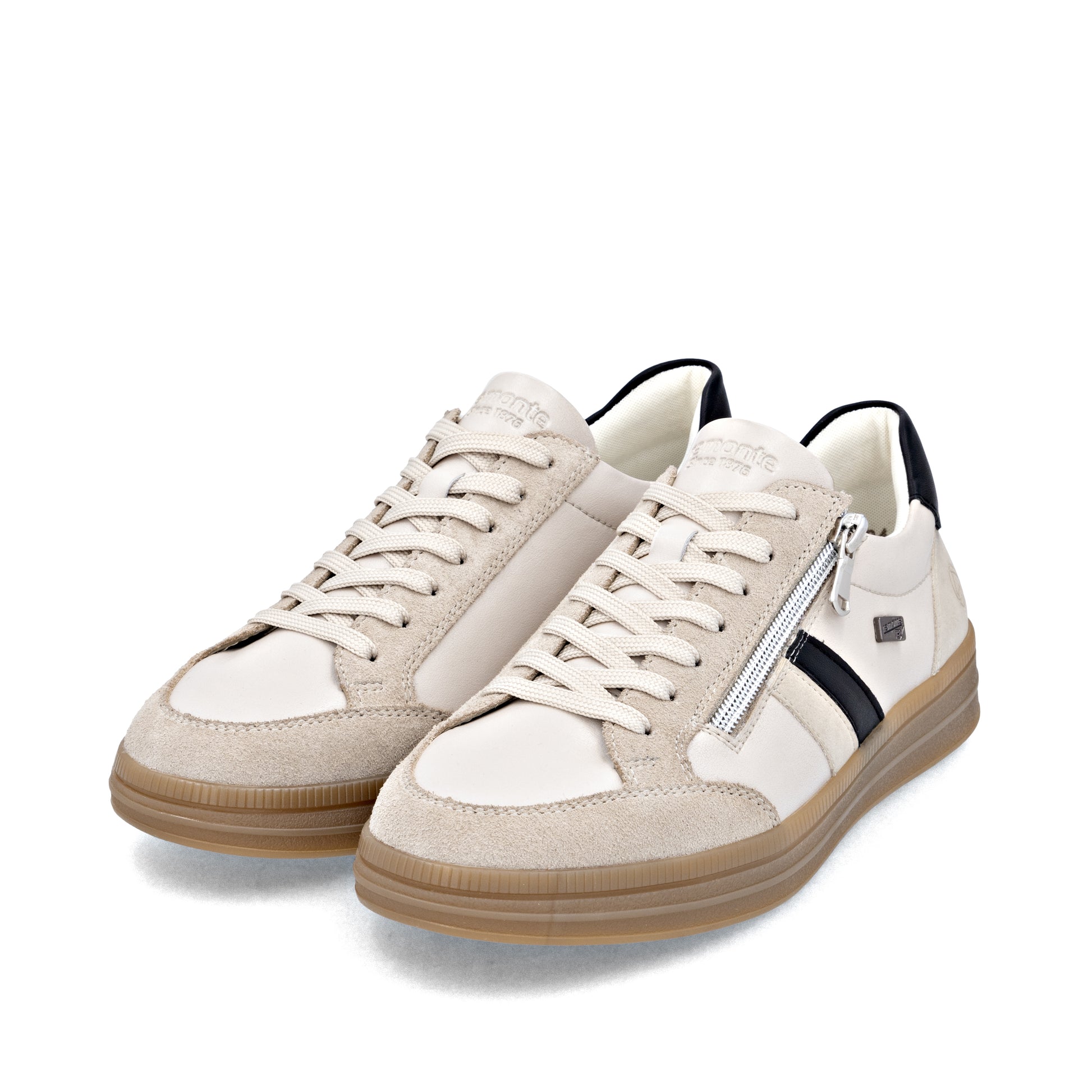 Beige Zip Shoes for Women | Remonte D2C04-62