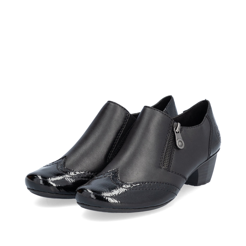 Black Zip Shoes for Women | Rieker 41757-00