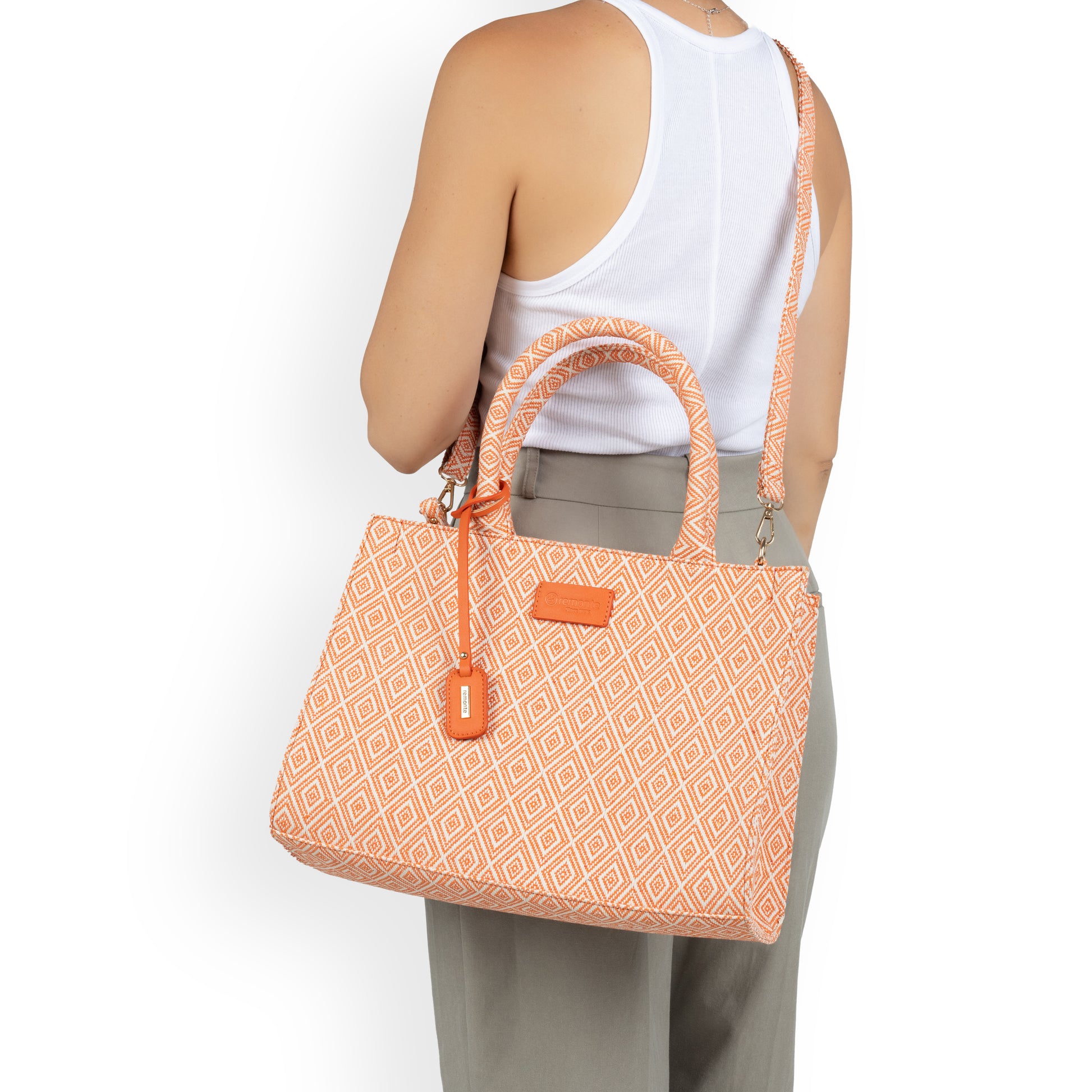Orange Zip Bags for Women | Remonte Q0762-38