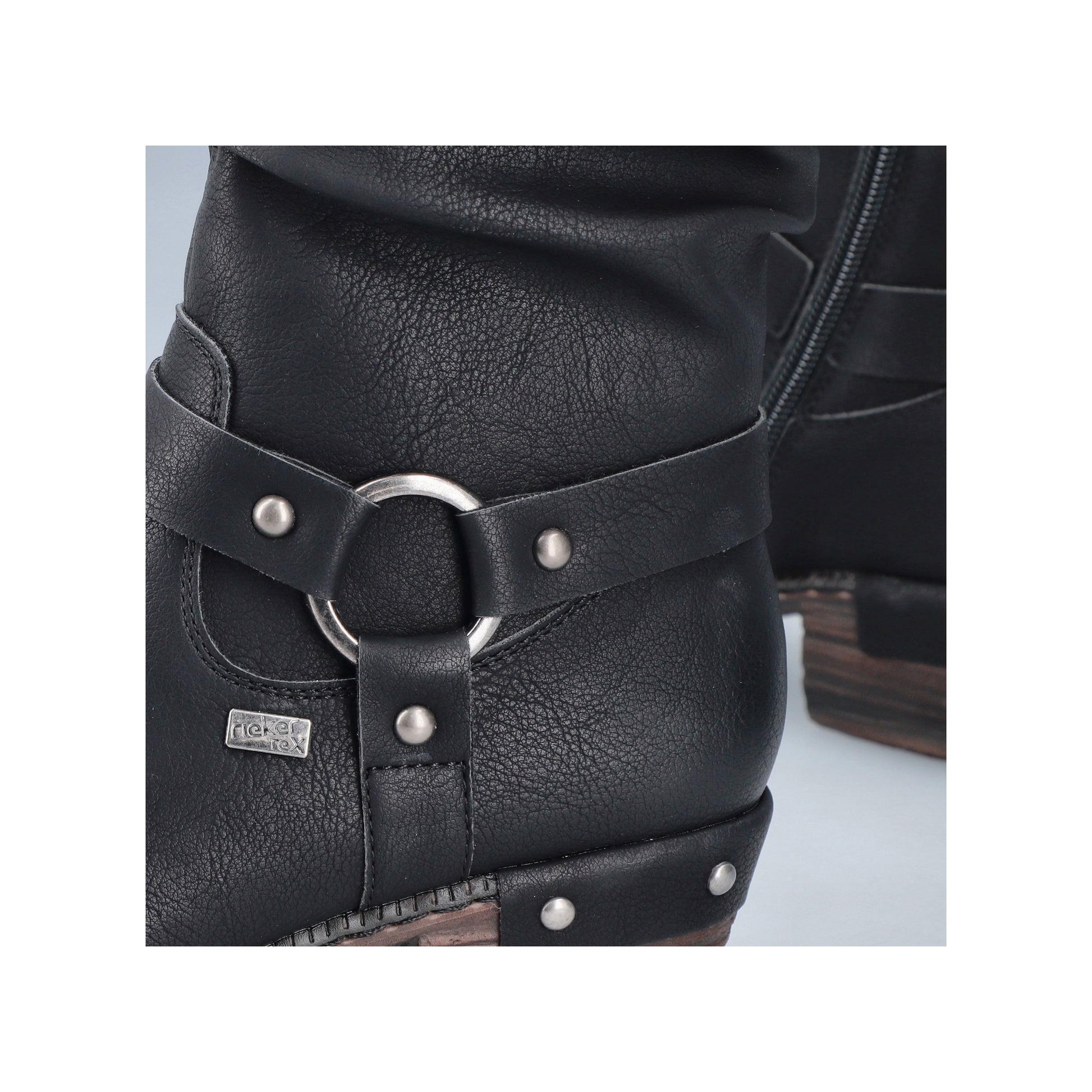 Black Zip Boots for Women | Rieker 93670-00