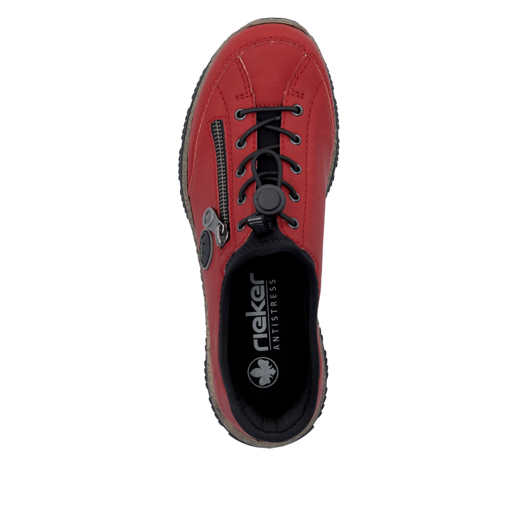 Red Elasticated Shoes for Women | Rieker N3267-33