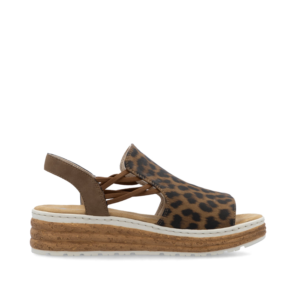Multi Elasticated Sandals for Women | Rieker 62741-90