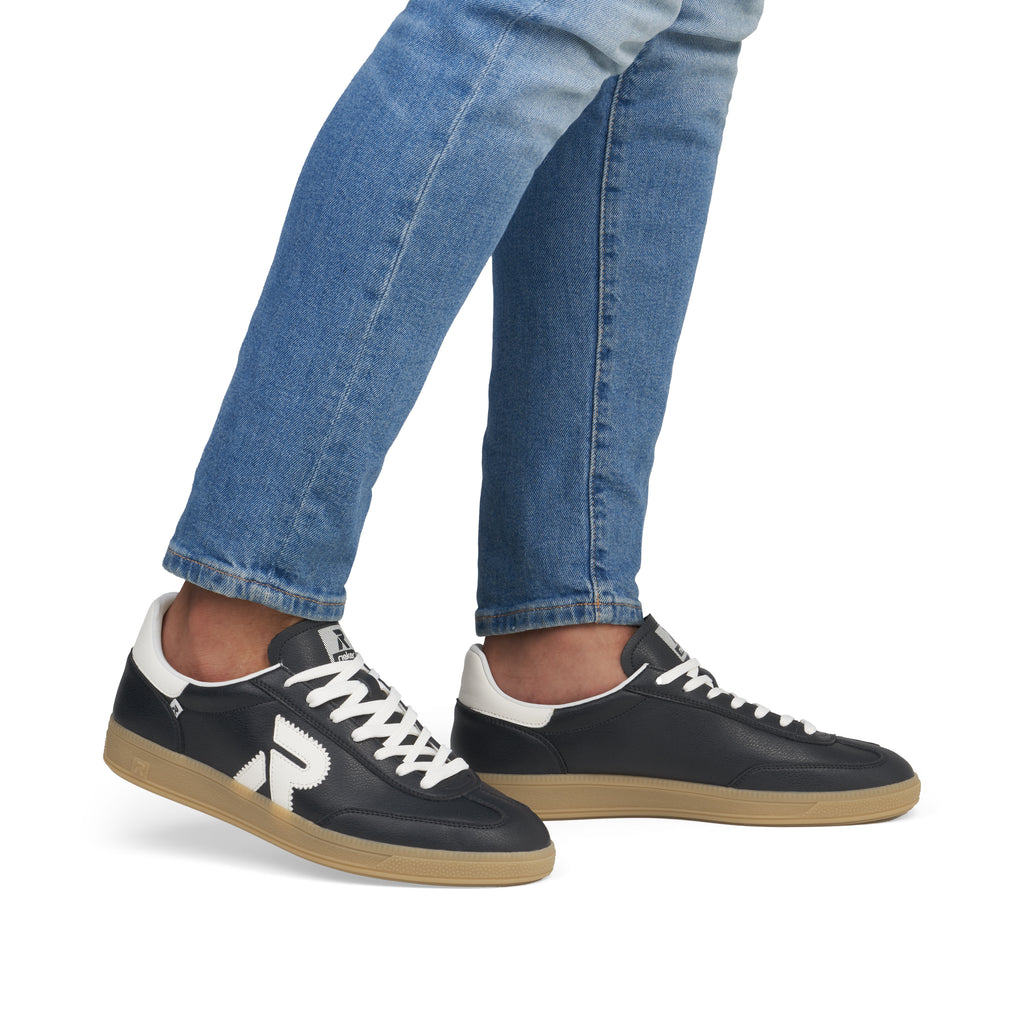 Black Elasticated Shoes for Men | Rieker U2200-00