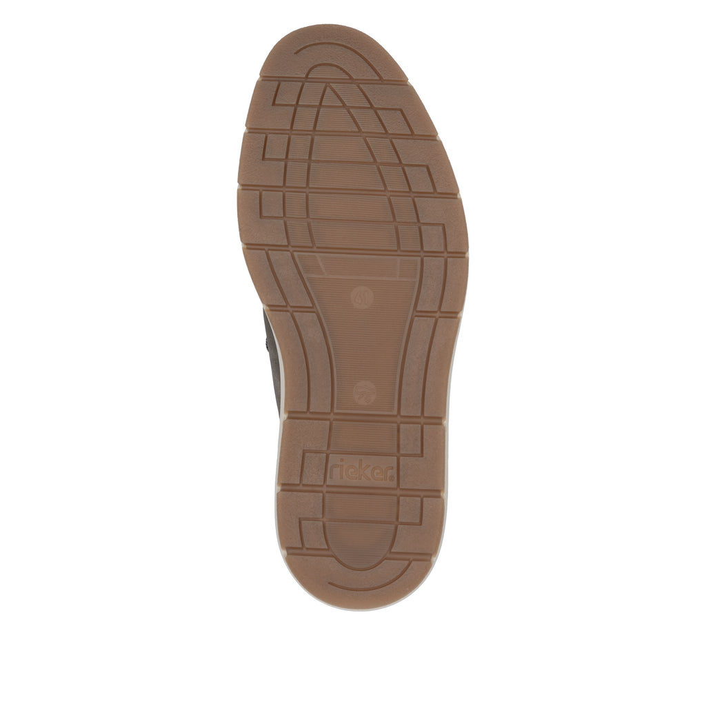 Brown Elasticated Shoes for Men | Rieker 11351-25