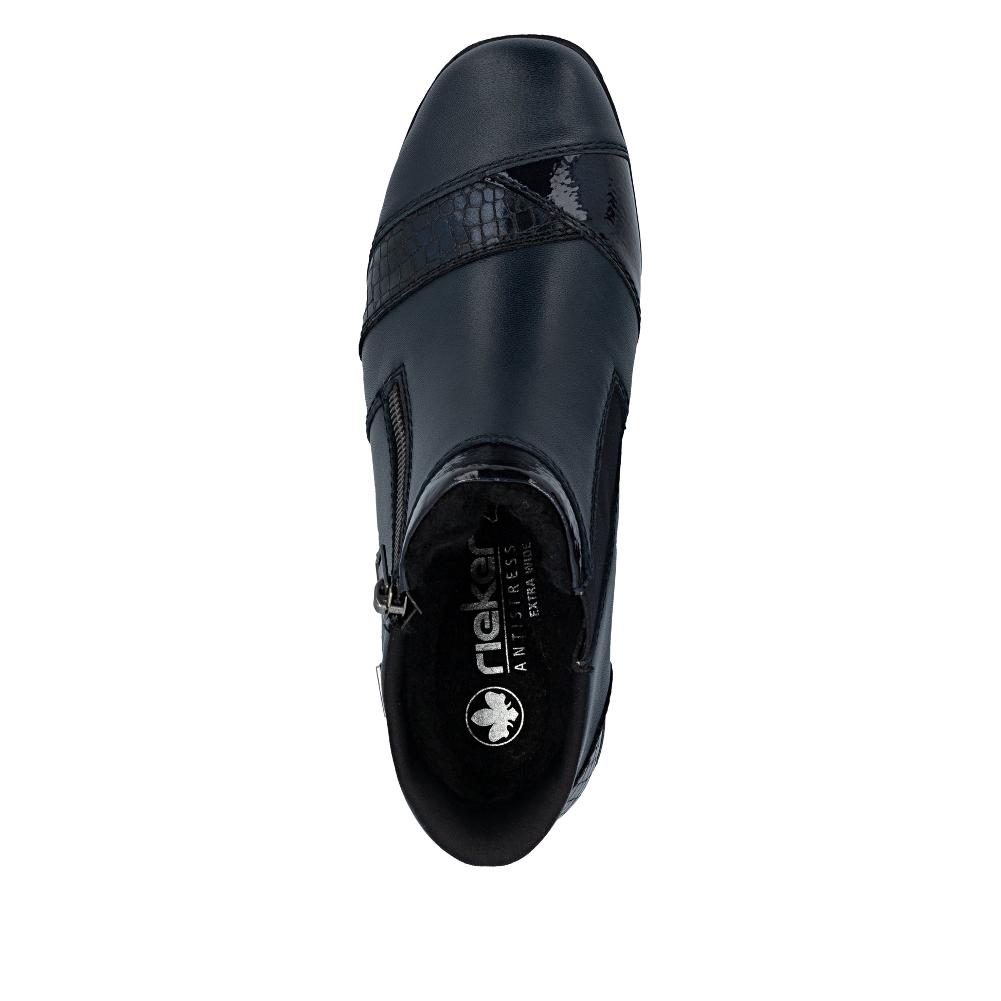 Blue Zip Boots for Women | Rieker 47254-14
