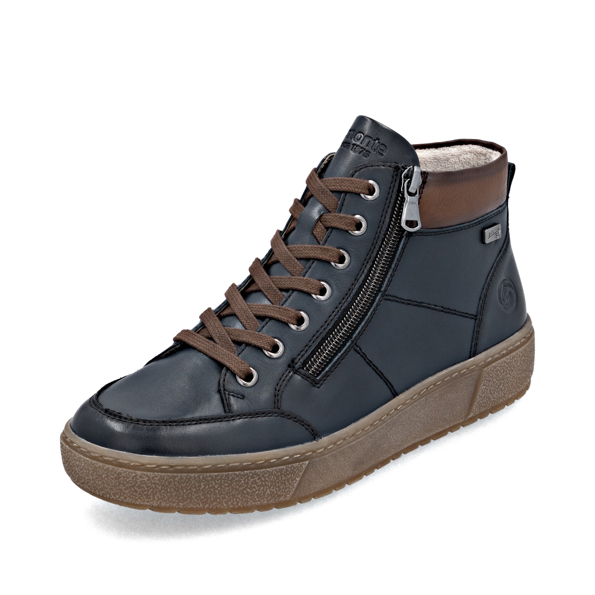 Blue Zip Boots for Women | Remonte D2T70-14