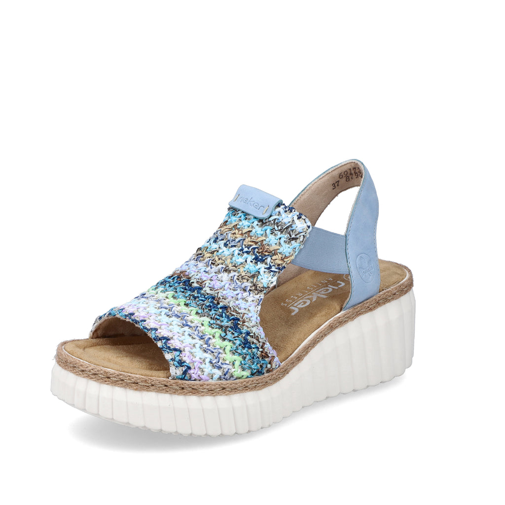Multi Elasticated Sandals for Women | Rieker 69172-91