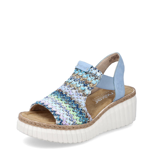 Rieker Woman's Sandals - Multi-Coloured | 69172-91