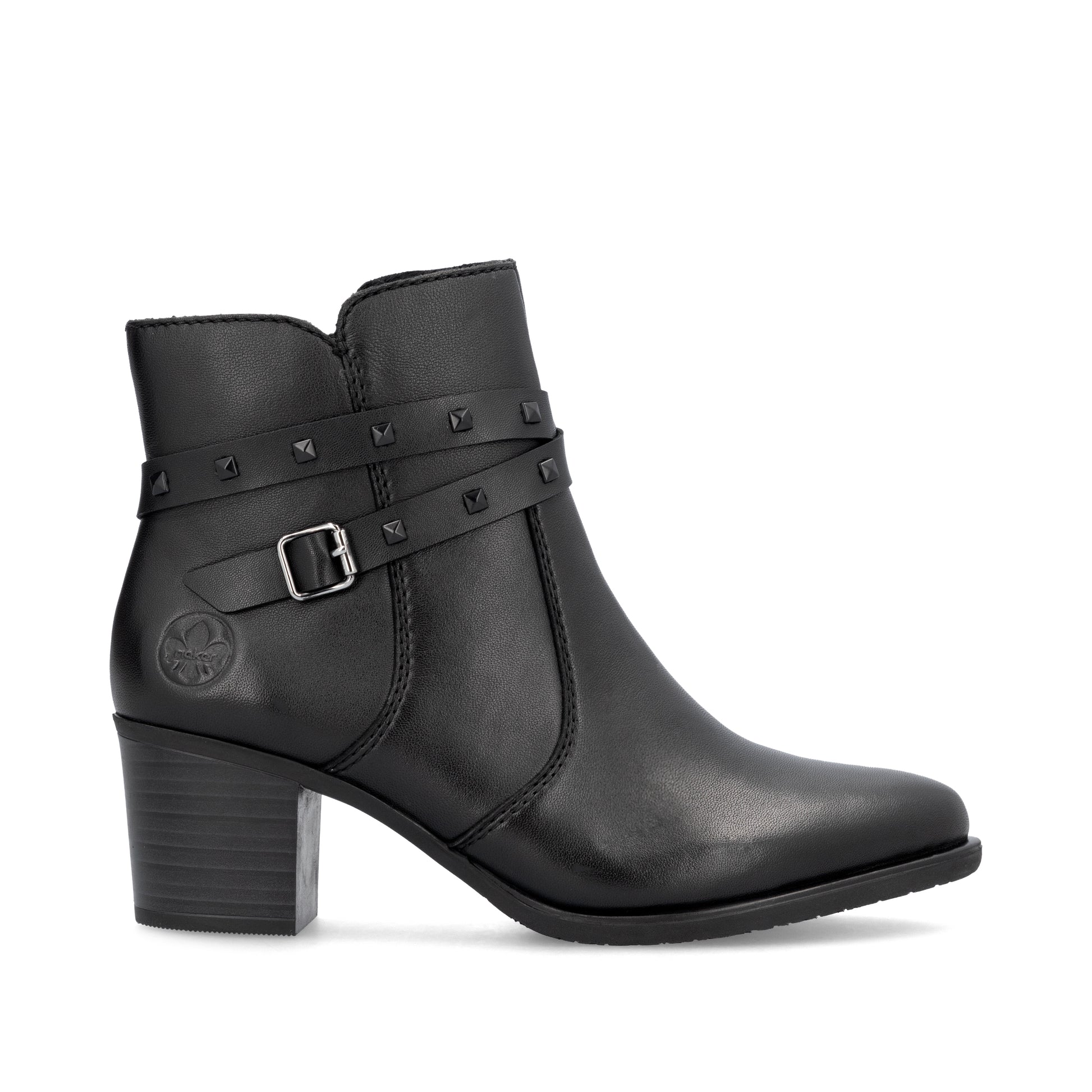 Black Zip Boots for Women | Rieker Y2059-00