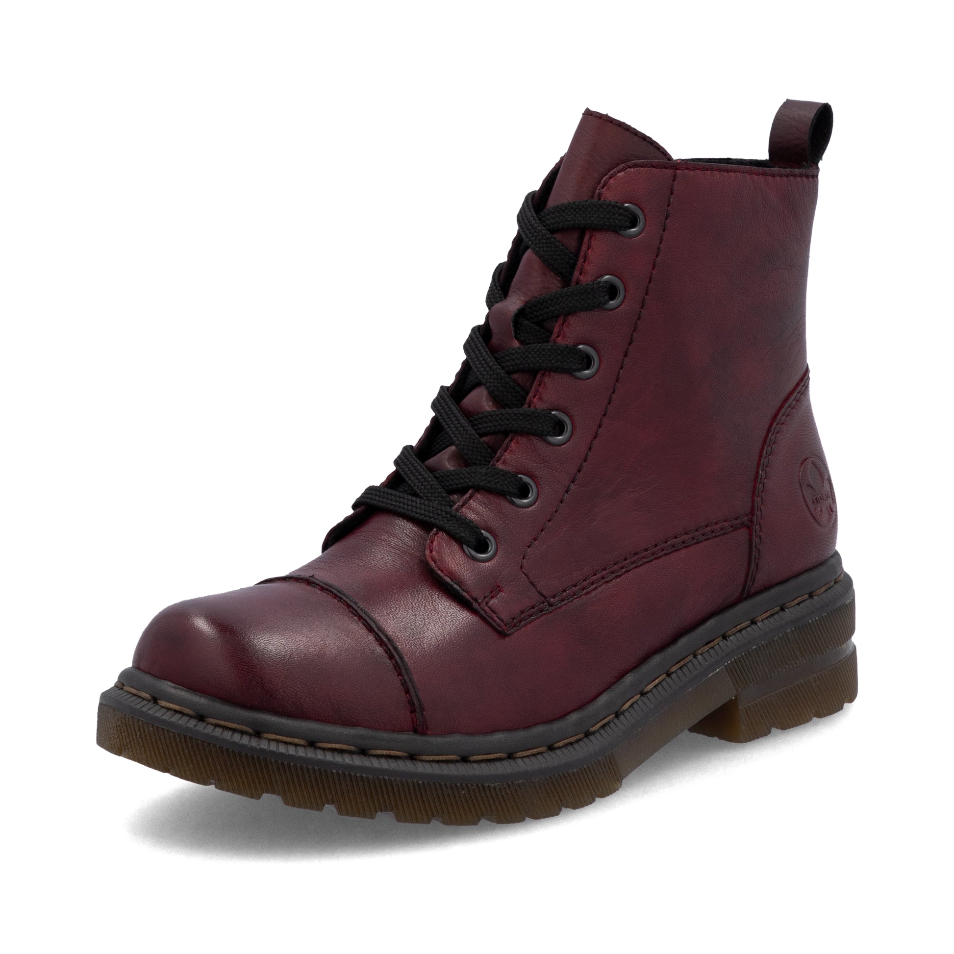 Red Zip Boots for Women | Rieker 78202-35