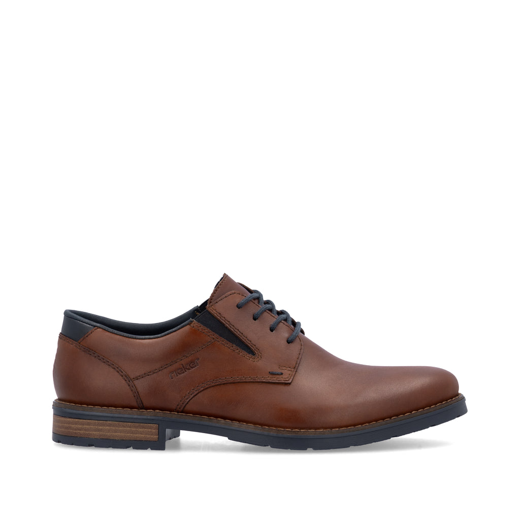 Brown Elasticated Shoes for Men | Rieker 14621-24