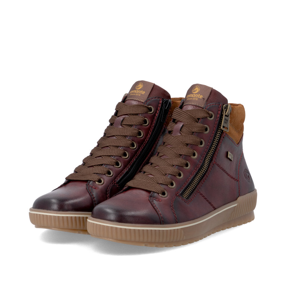 remonte Women's Red Boot | D0772-37