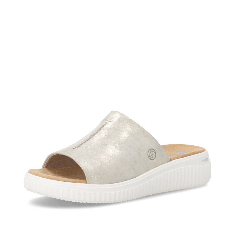 remonte Women's Mule Sandal - Gold | D3L53-90