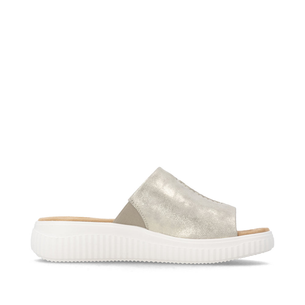 remonte Women's Mule Sandal - Gold | D3L53-90
