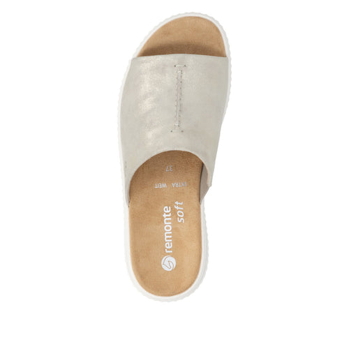 remonte Women's Mule Sandal - Gold | D3L53-90