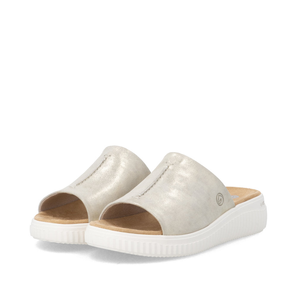 remonte Women's Mule Sandal - Gold | D3L53-90