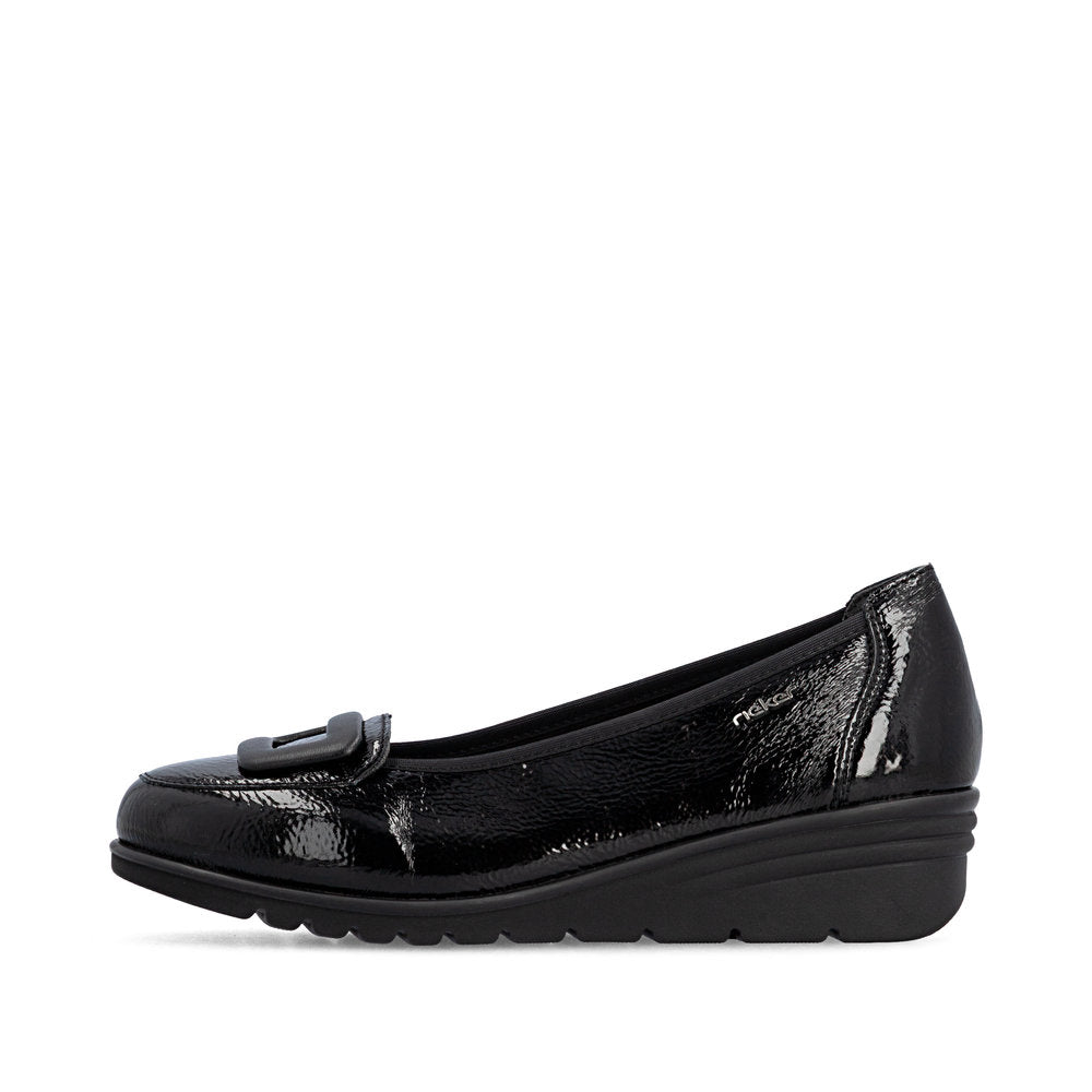 Women's Ballerina Flats Shoe - Black | L5362-00