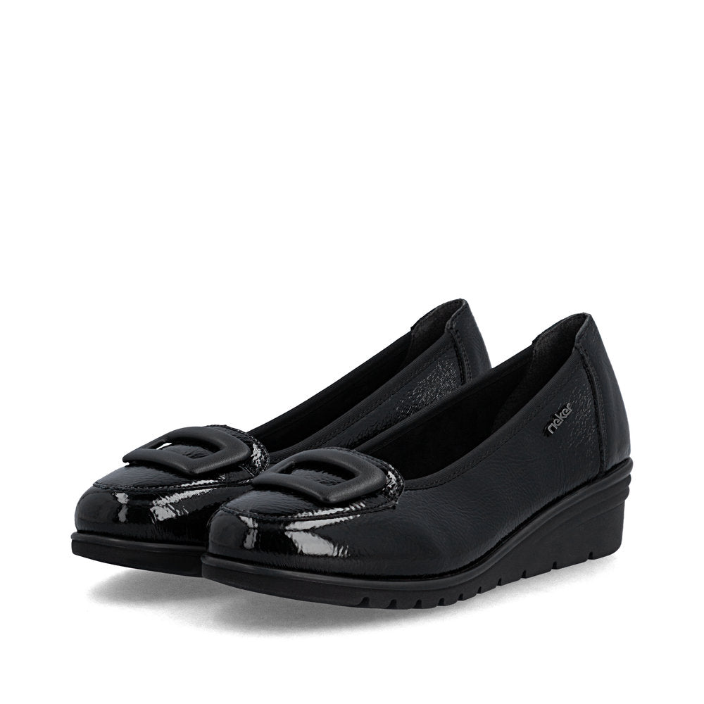 Women's Ballerina Flats Shoe - Black | L5362-00