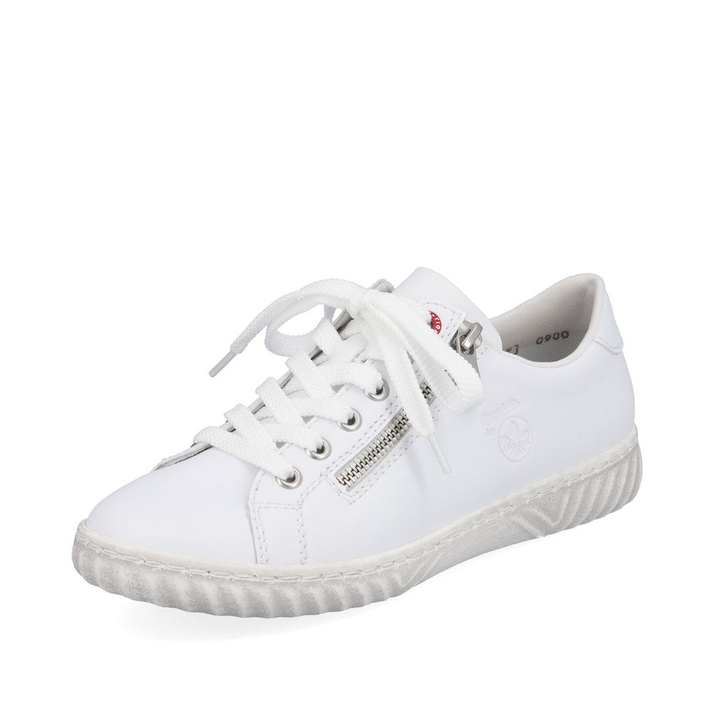 Rieker Women's Casual Trainer - White | N0900-81