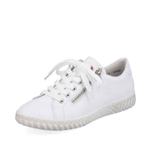 Rieker Women's Casual Trainer - White | N0900-81