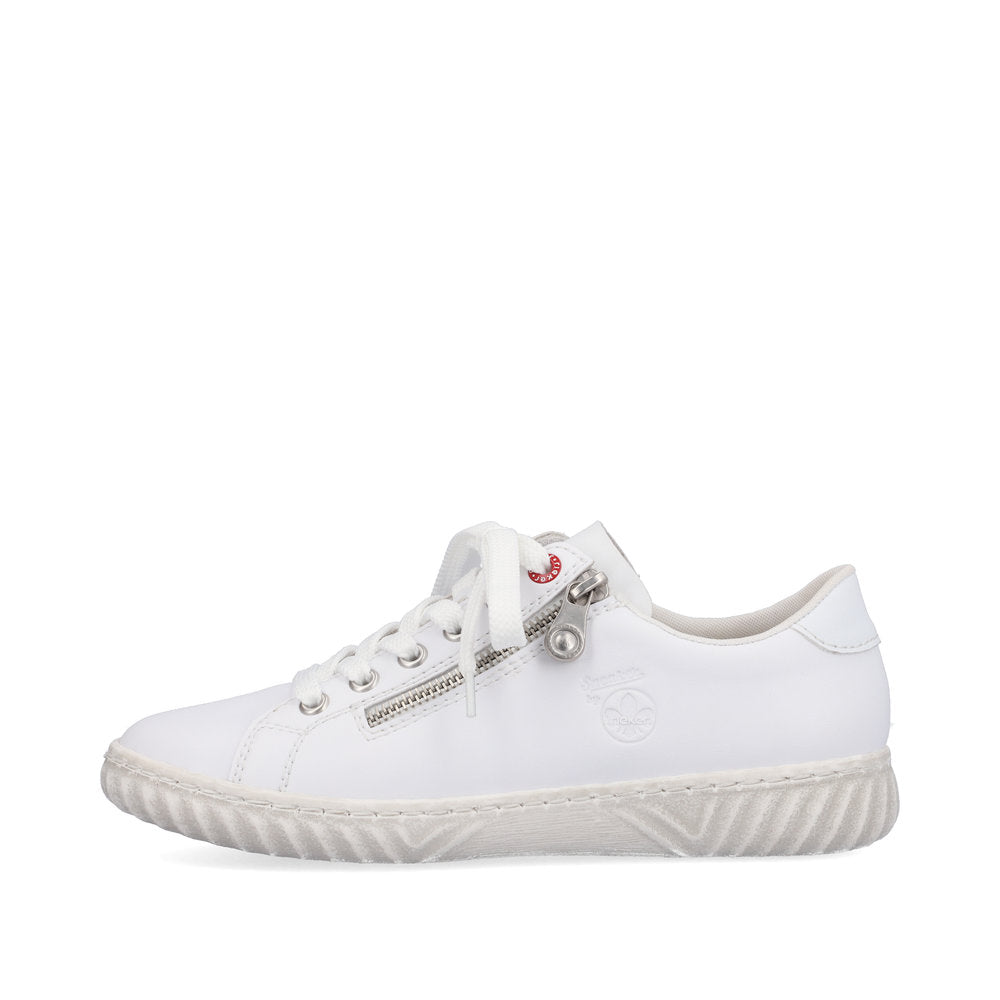 Rieker Women's Casual Trainer - White | N0900-81