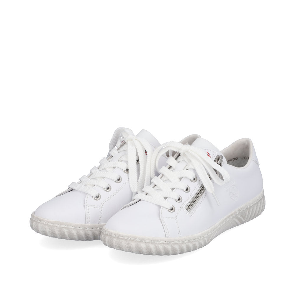 Rieker Women's Casual Trainer - White | N0900-81