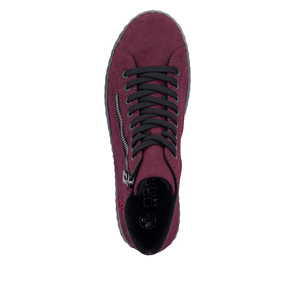 Rieker Women's Red Boot | N0921-35
