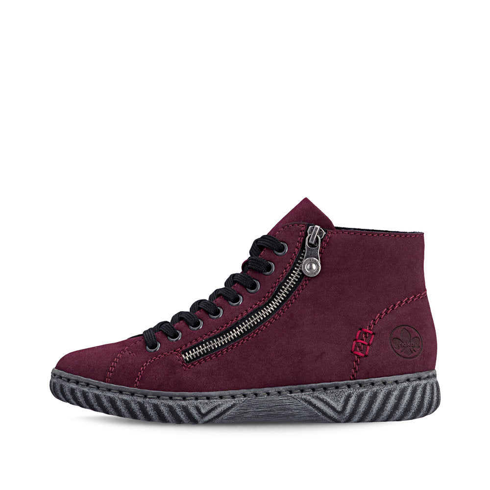 Rieker Women's Red Boot | N0921-35