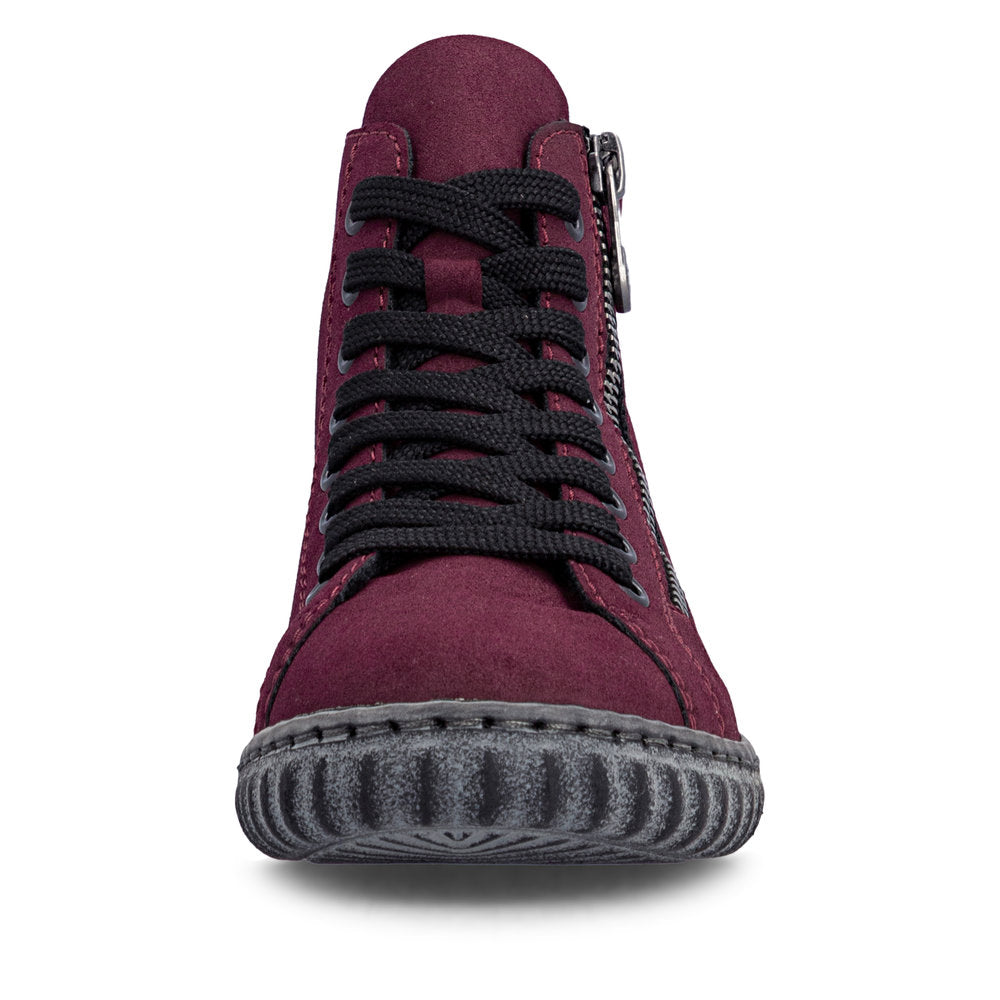 Rieker Women's Red Boot | N0921-35