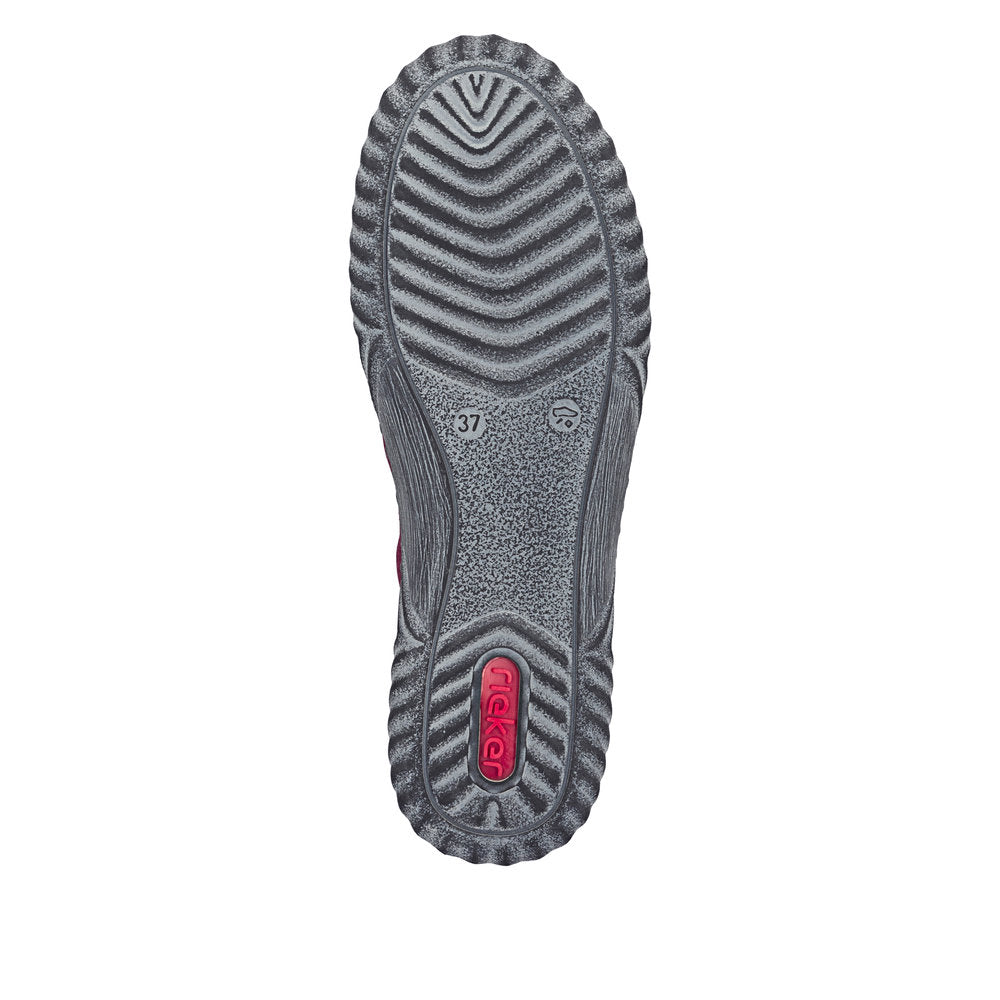 Rieker Women's Red Boot | N0921-35