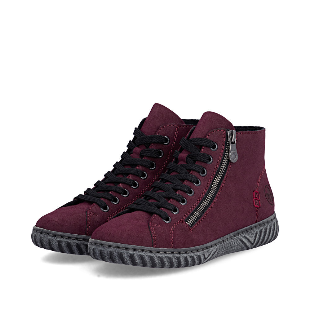 Rieker Women's Red Boot | N0921-35
