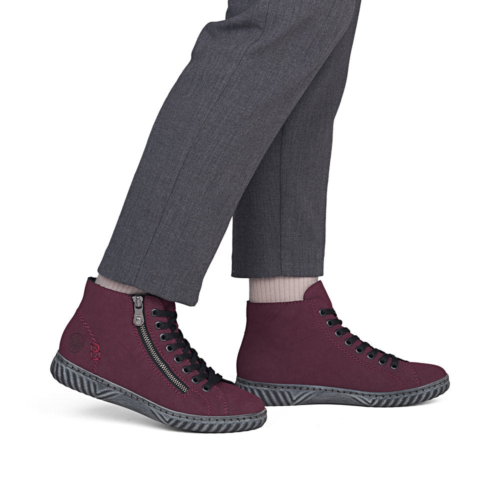 Rieker Women's Red Boot | N0921-35