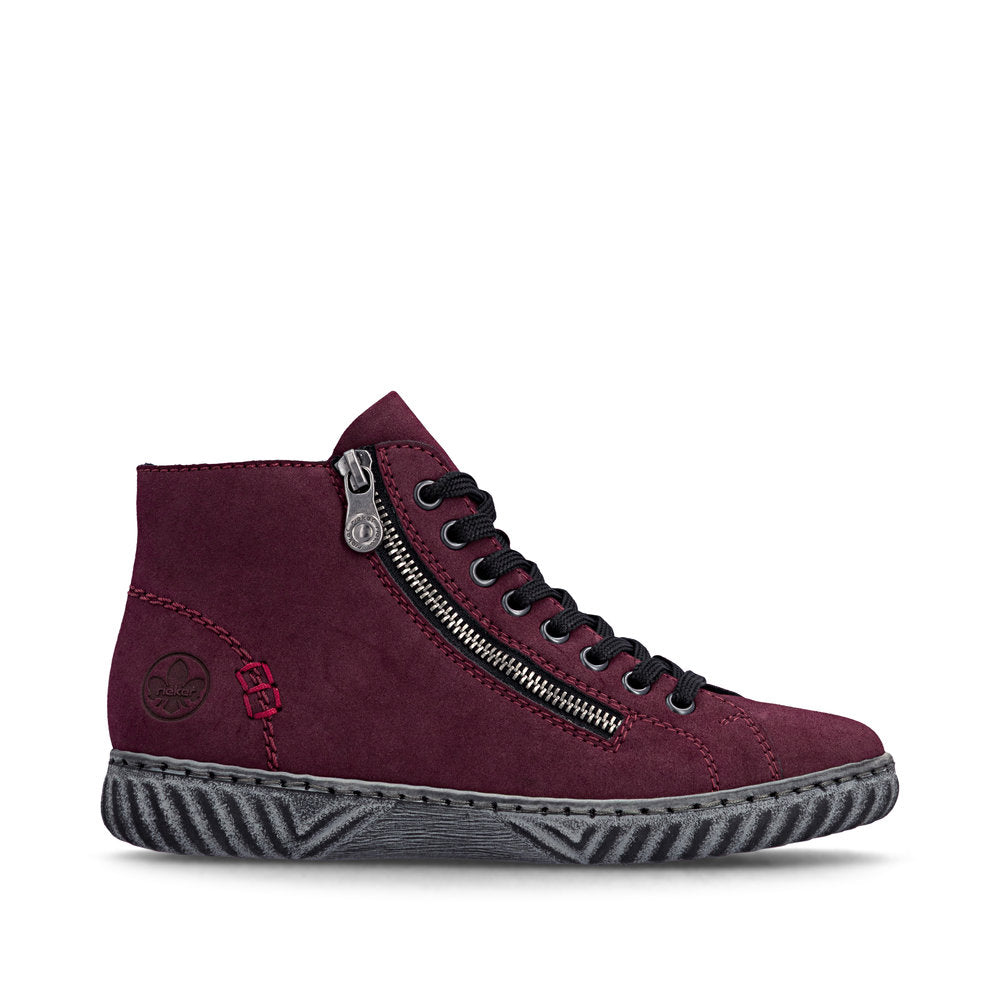 Rieker Women's Red Boot | N0921-35
