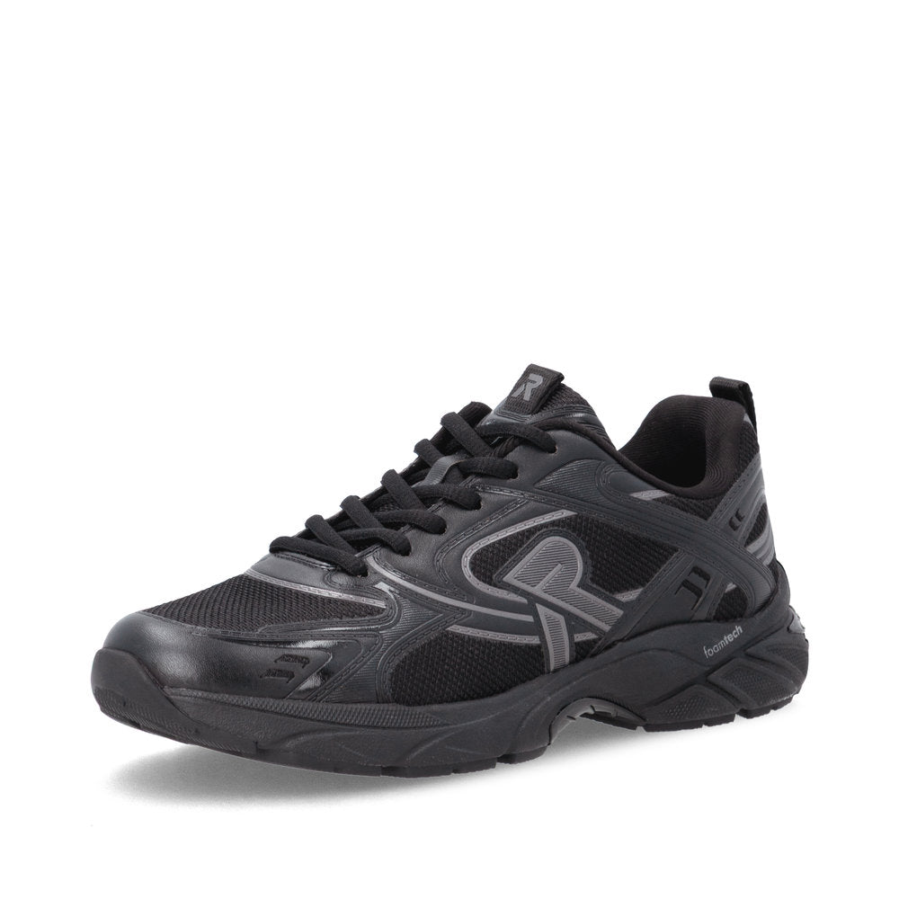 Rieker Sport Men's Black Trainer | U4202-00