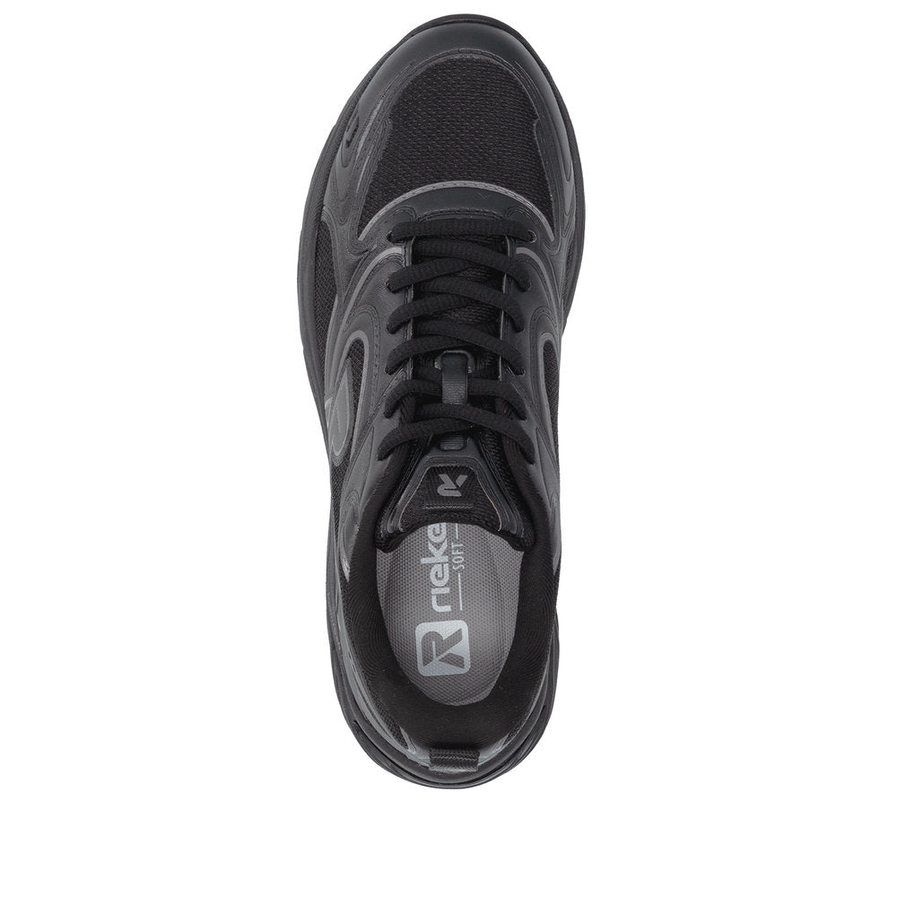 Rieker Sport Men's Black Trainer | U4202-00