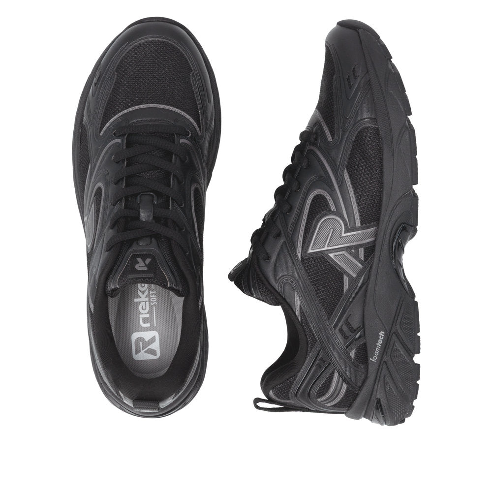 Rieker Sport Men's Black Trainer | U4202-00