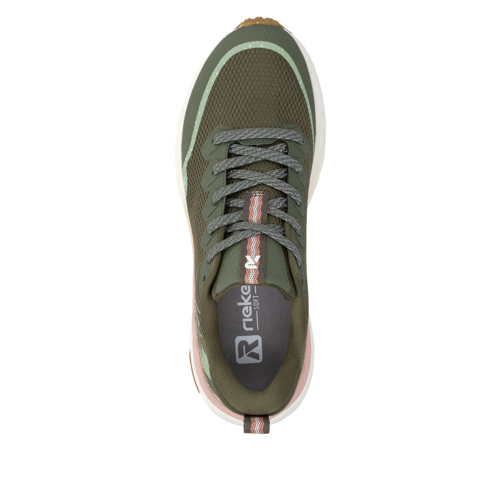 Rieker Sport Women's Green Trainer | W4501-54