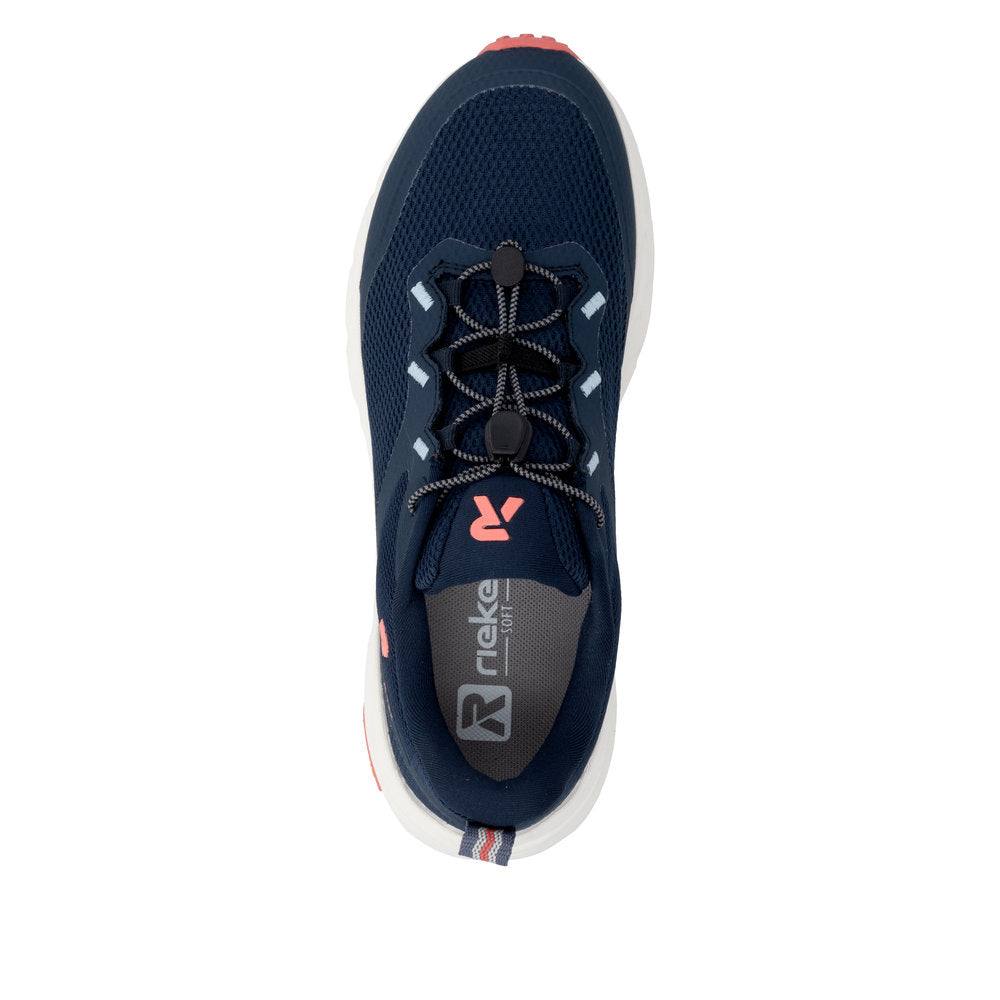 Rieker Sport Women's Slip-On Shoe Blue | W4502-14