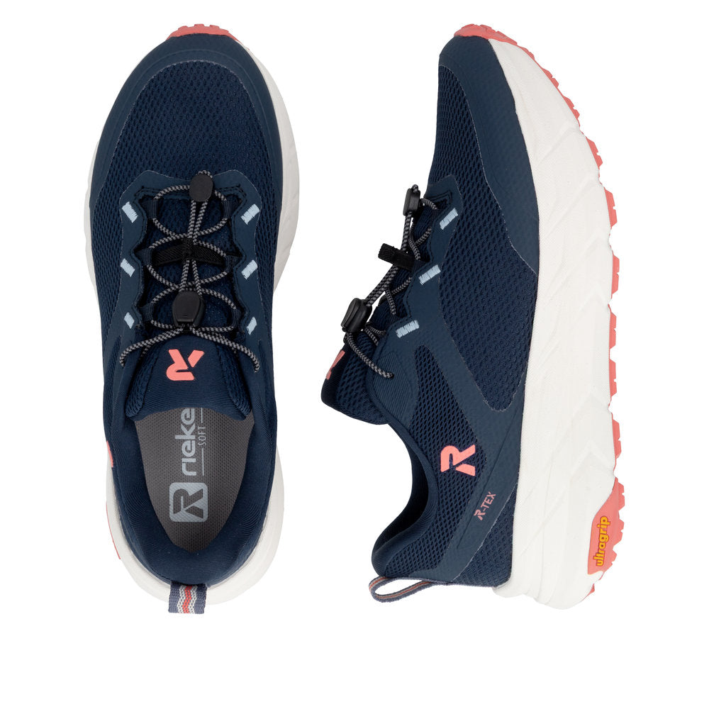 Rieker Sport Women's Slip-On Shoe Blue | W4502-14