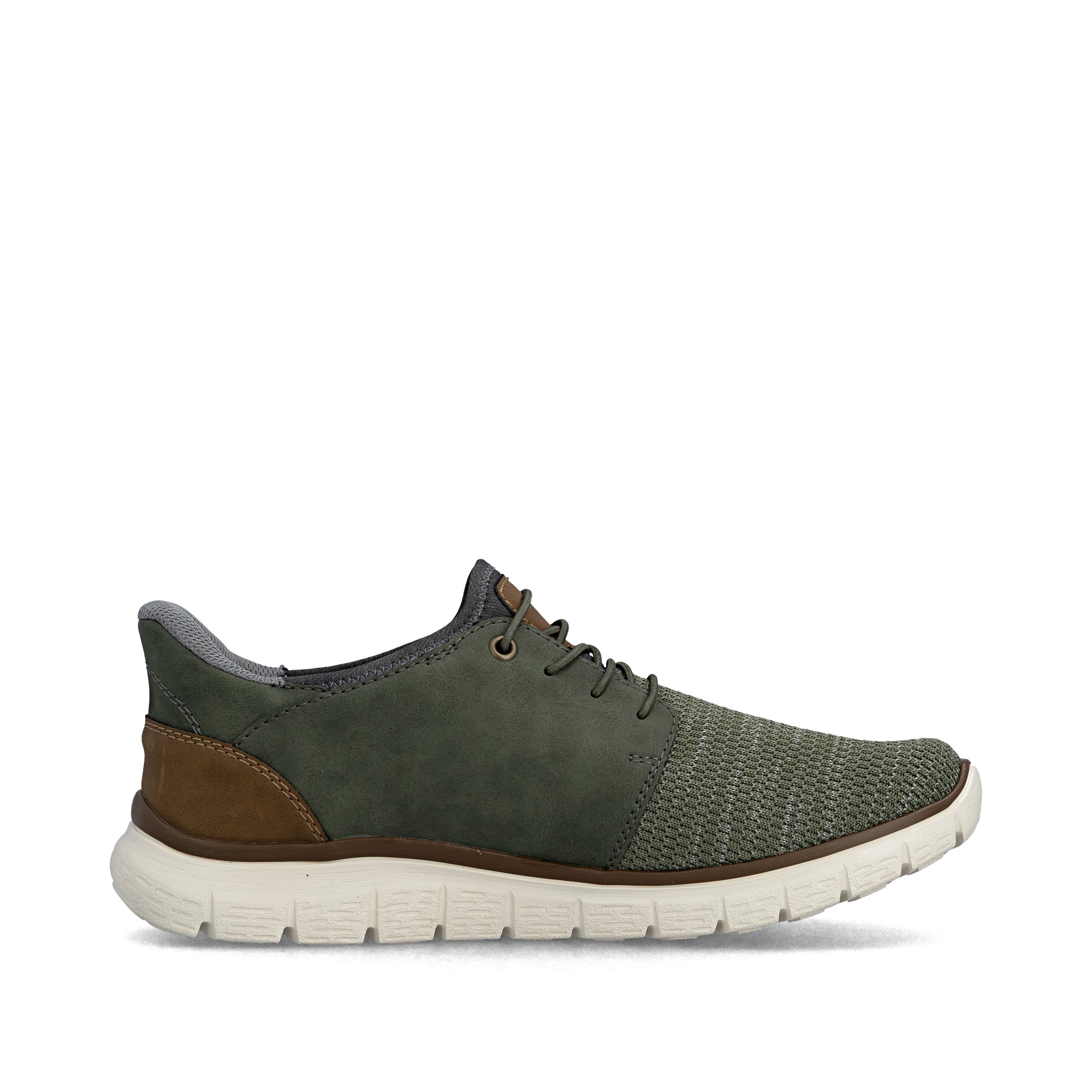 Green Elasticated Shoes for Men | Rieker B6658-52