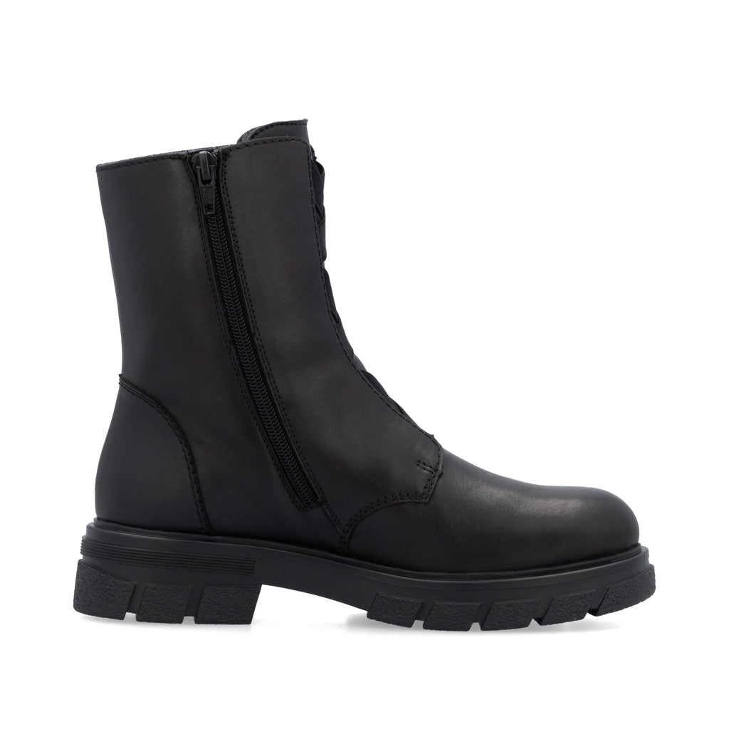 Black Zip Boots for Women | Rieker Z9179-00