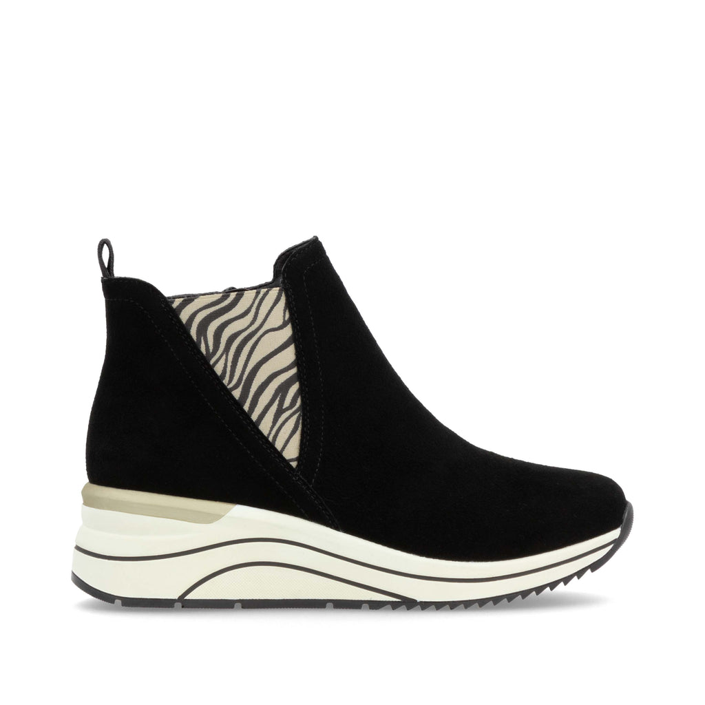 Black Zip Boots for Women | Remonte D0T75-03
