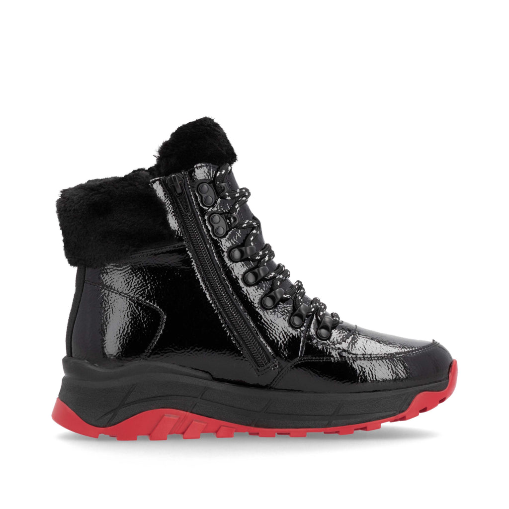 Black Zip Boots for Women | Rieker Sport W0063-01