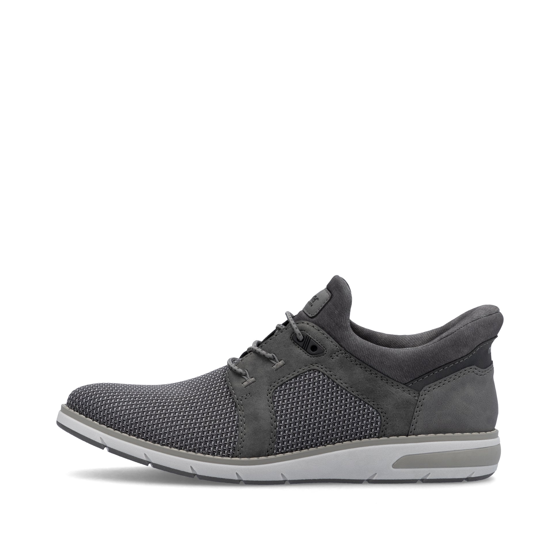 Grey Elasticated Shoes for Men | Rieker 11358-42