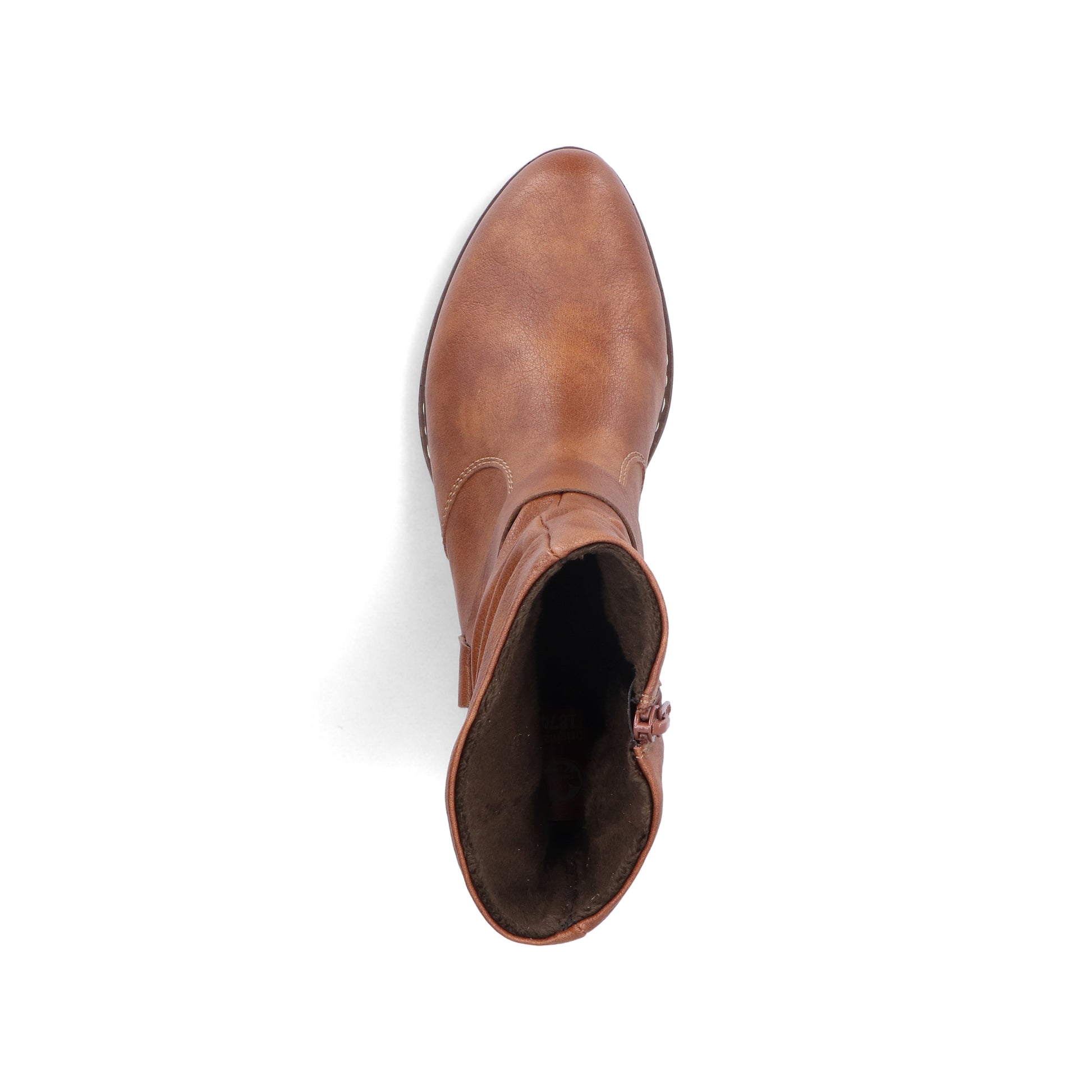 Brown Zip Boots for Women | Rieker Y0850-24