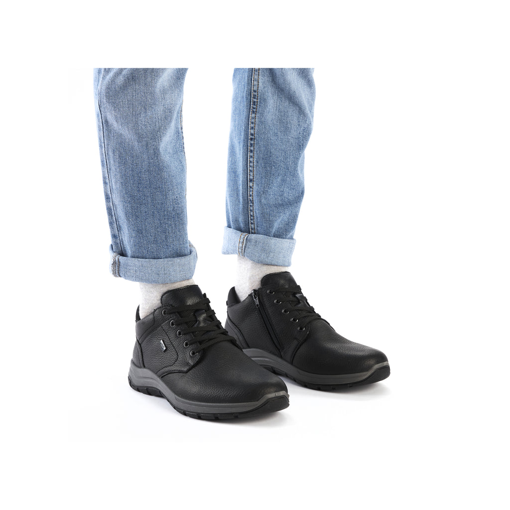 Black Zip Boots for Men | Rieker 03632-00