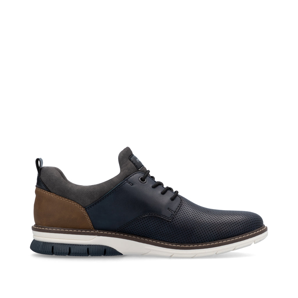 Blue Elasticated Shoes for Men | Rieker 14450-15